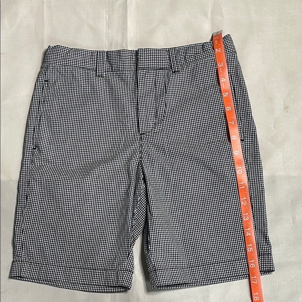 CREWCUTS Black and White Checkered Shorts - Picture 3 of 7